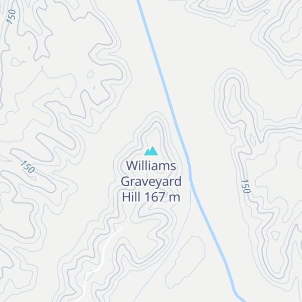 Map of Williams Graveyard Hill