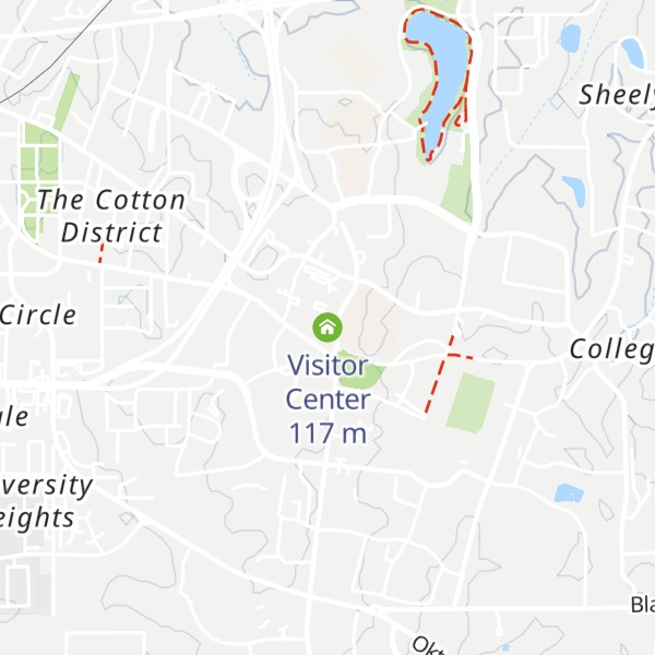 Map of Visitor Center