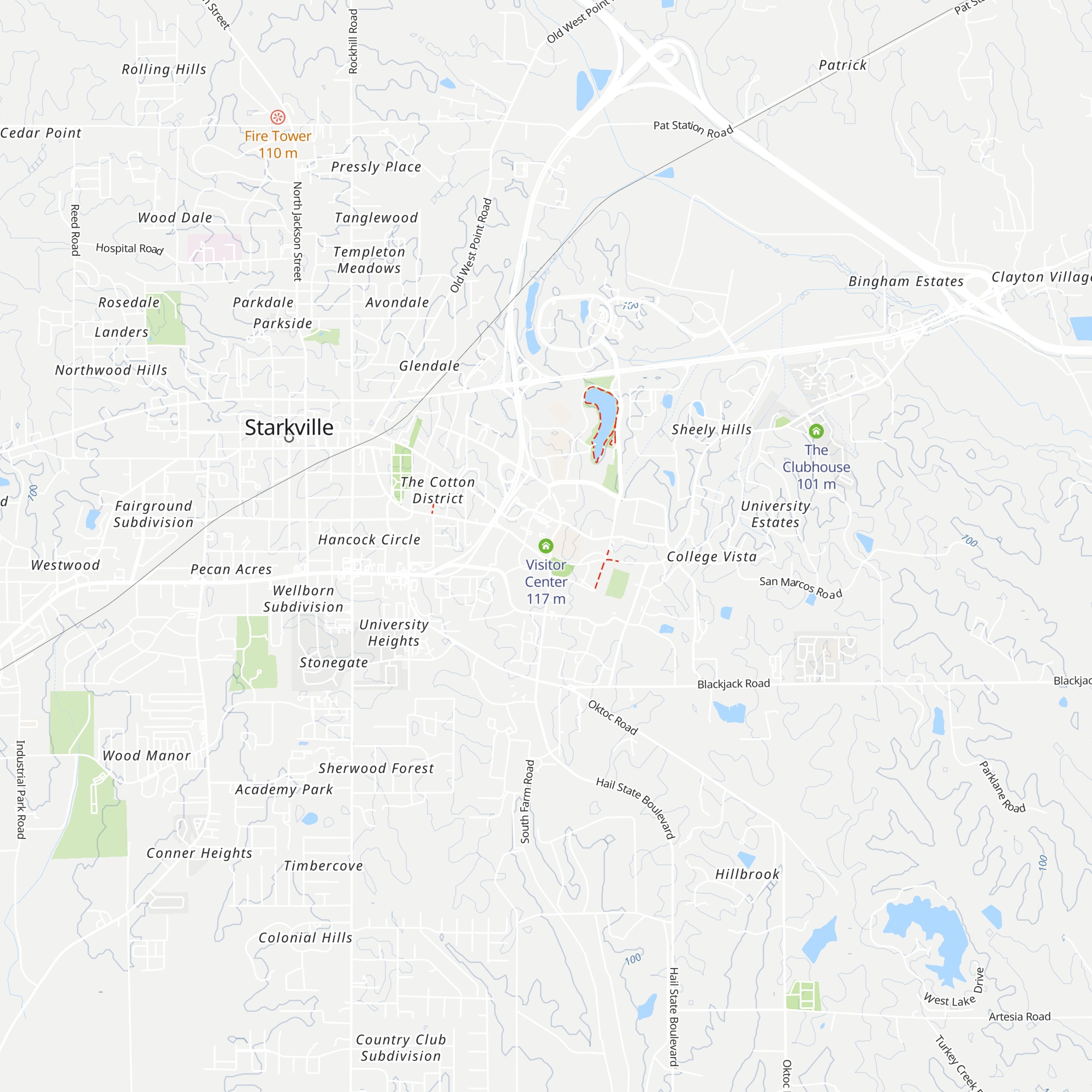 Visitor Center map