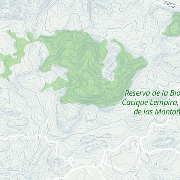 Map of Montaña de Yaunera