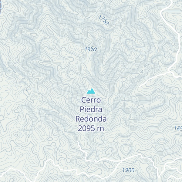 Map of Cerro Piedra Redonda
