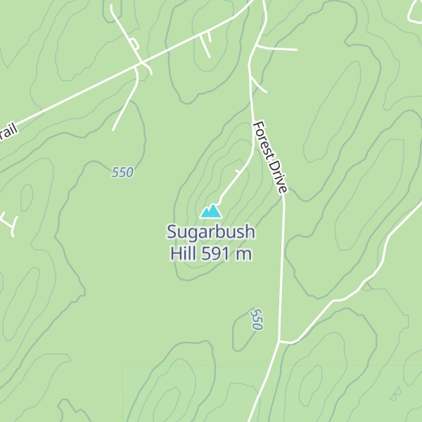 Map of Sugarbush Hill