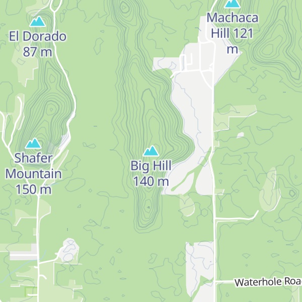 Map of Big Hill