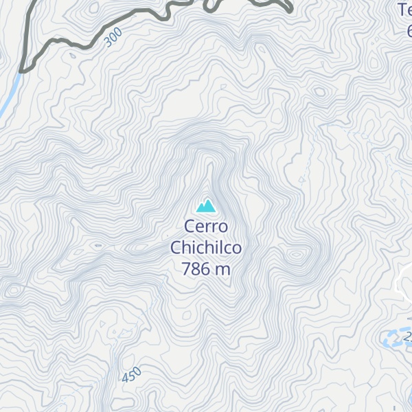 Map of Cerro Chichilco