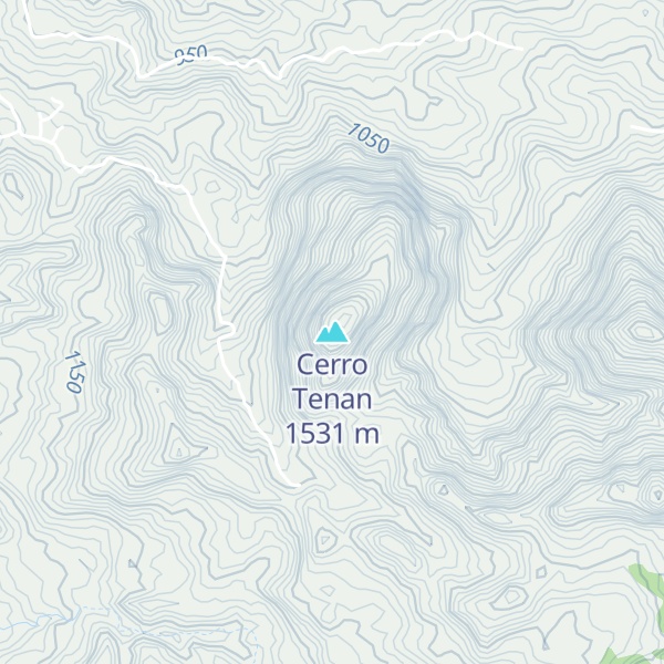 Map of Cerro Tenan