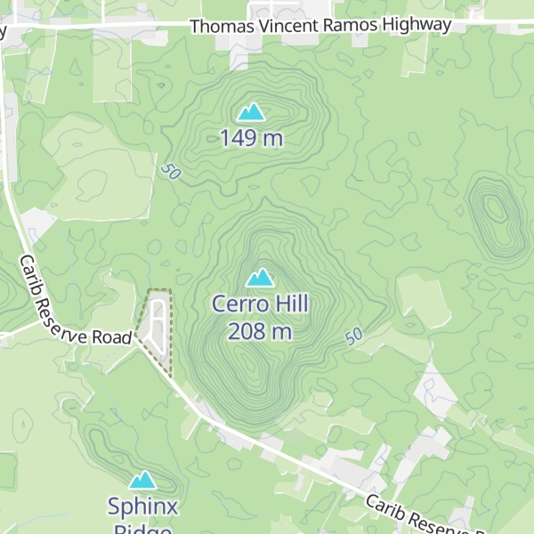 Map of Saddle Hill