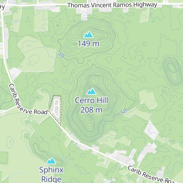 Map of Cerro Hill