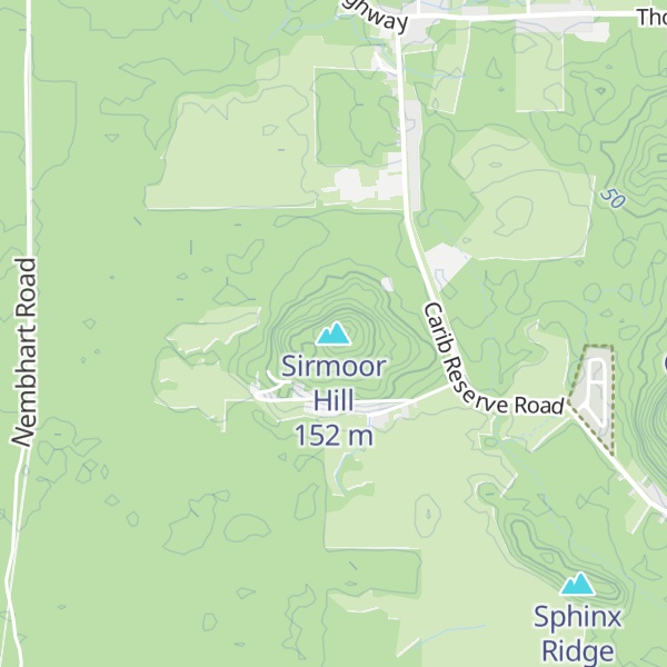 Map of Sirmoor Hill