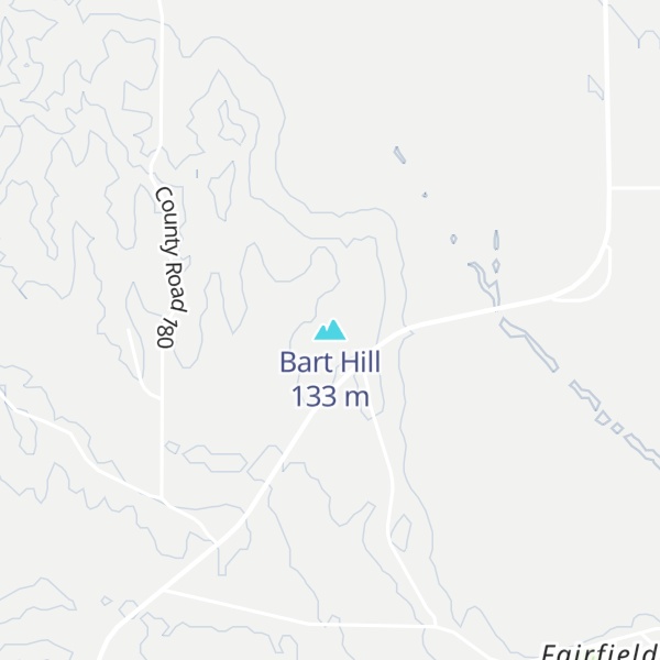 Map of Bart Hill