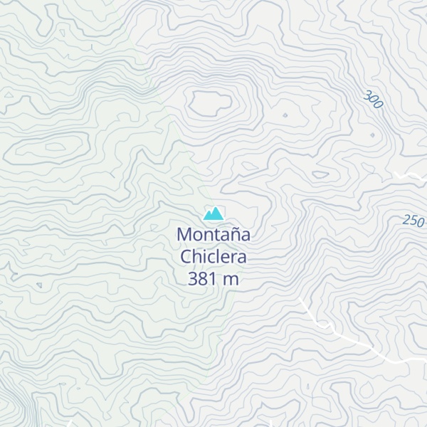Map of Montaña Chiclera