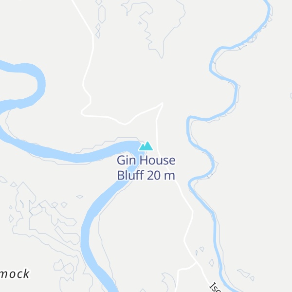 Map of Gin House Bluff
