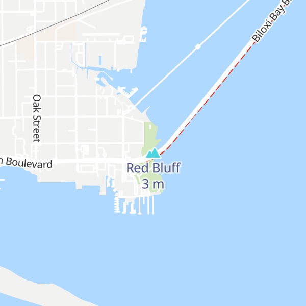 Map of Red Bluff