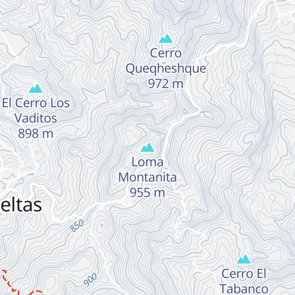 Map of Loma Montanita