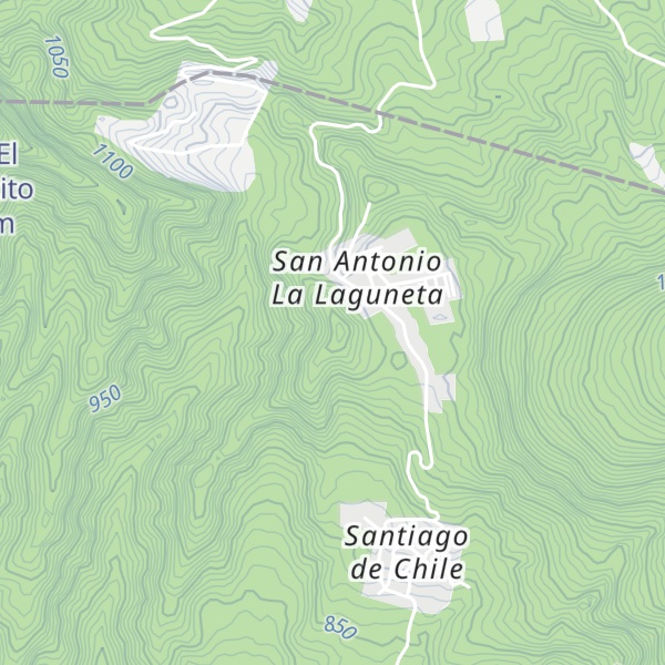 Map of Cerro El Cerrito