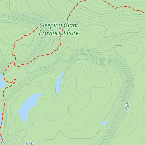 Map of Thunder Mountain