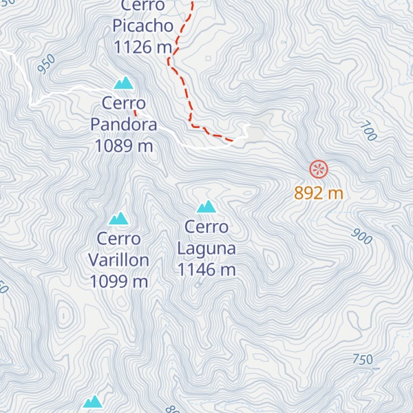 Map of Cerro Laguna