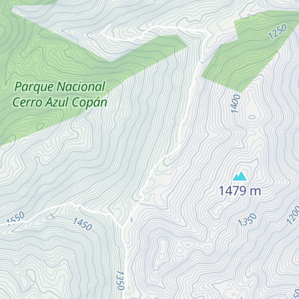 Map of Cerro Gualcoro