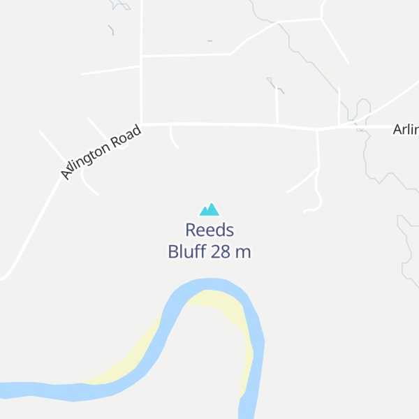 Map of Reeds Bluff
