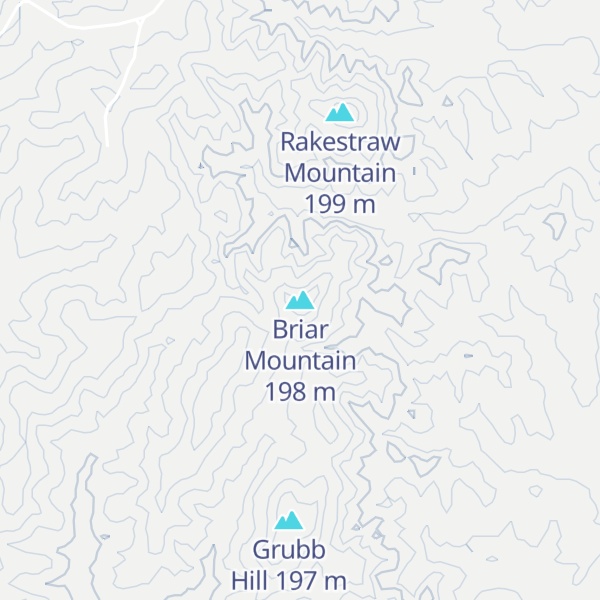 Map of Briar Mountain