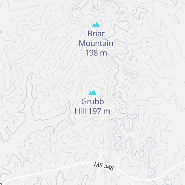 Map of Grubb Hill