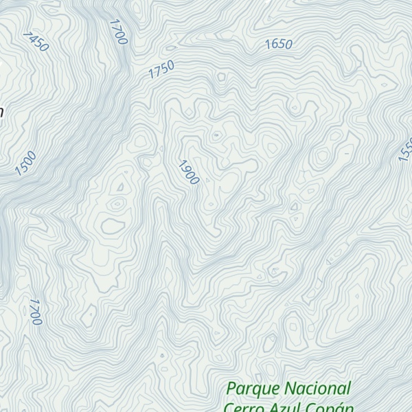 Map of Cerro Los Dantos