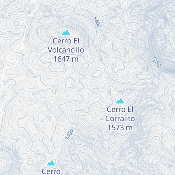Map of Cerro Los Picacho