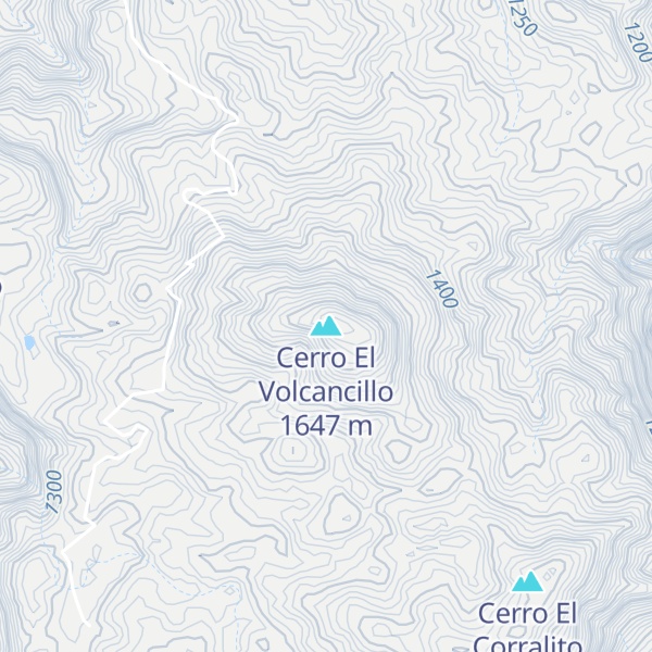 Map of Cerro El Volcancillo