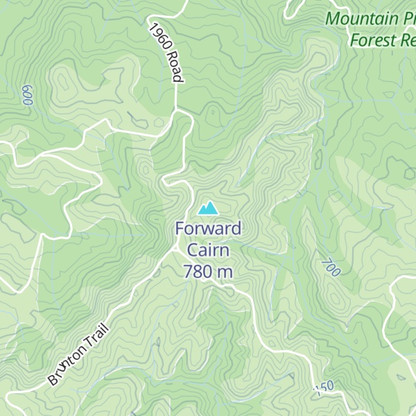 Map of Forward Cairn