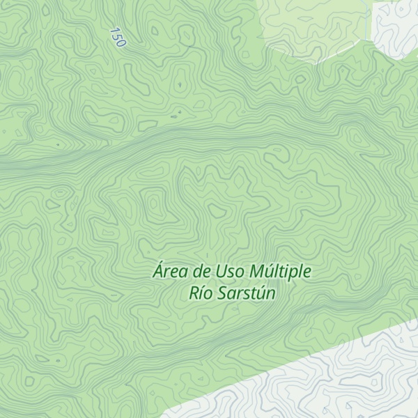 Map of Cerro Sarstún