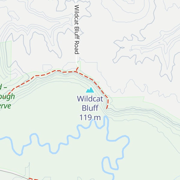 Map of Wildcat Bluff