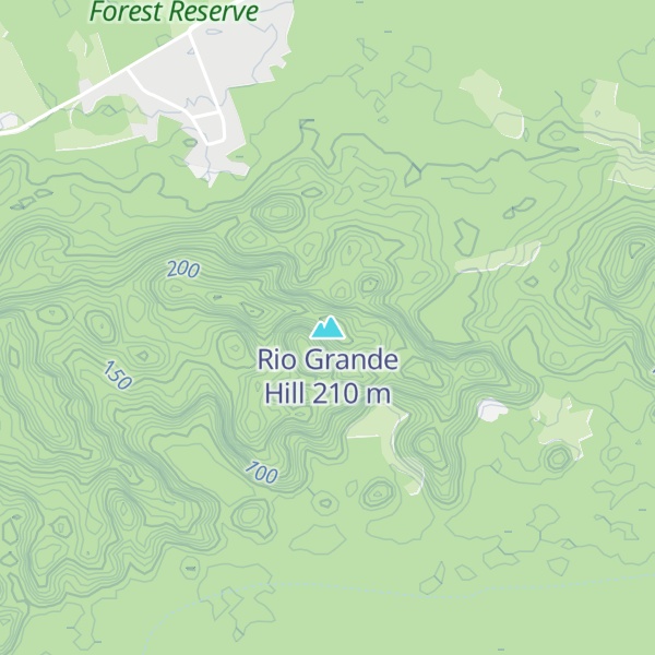 Map of Rio Grande Hill