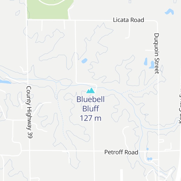 Map of Bluebell Bluff