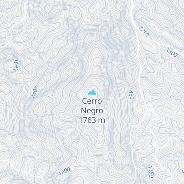 Map of Cerro Negro