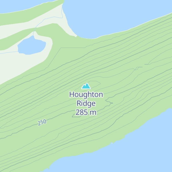 Map of Houghton Ridge