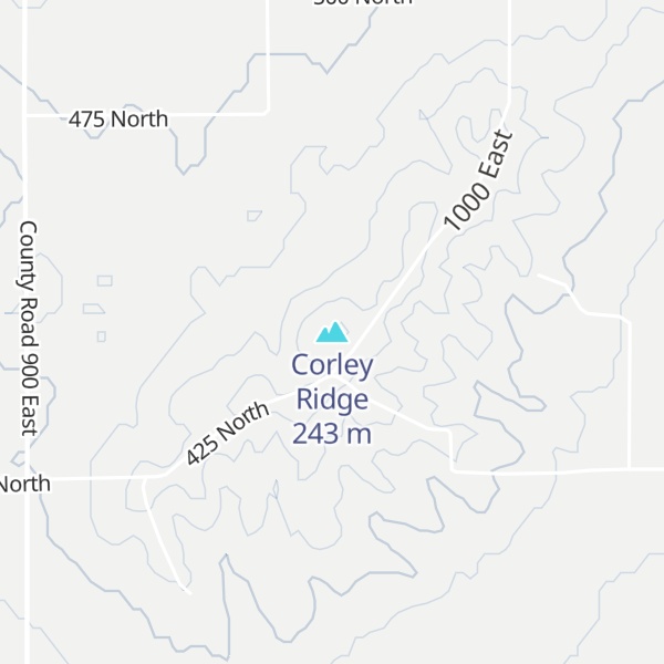 Map of Corley Ridge