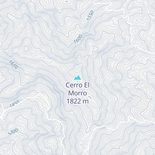 Map of Cerro El Morro