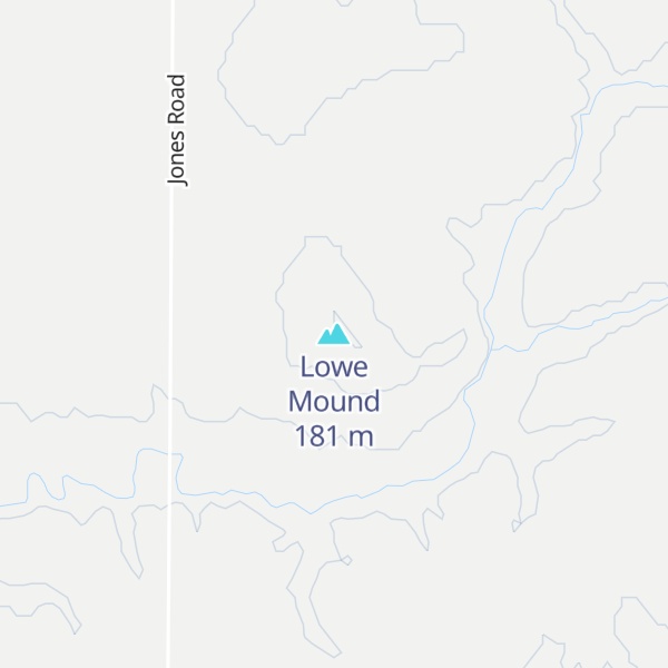 Map of Lowe Mound