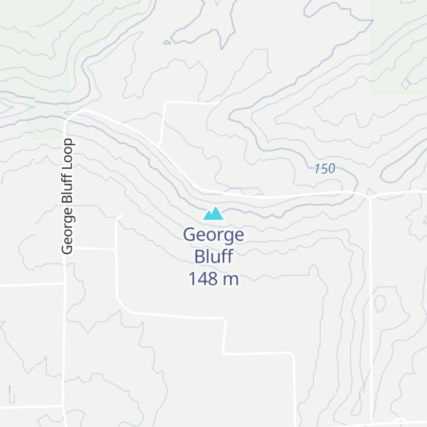 Map of George Bluff