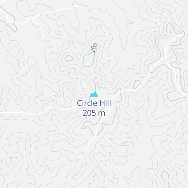 Map of Circle Hill