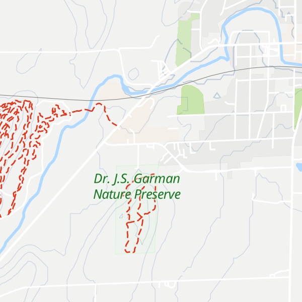 Map of Waterloo Regional Trailhead