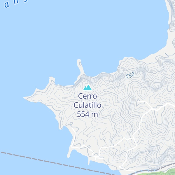Map of Cerro Culatillo