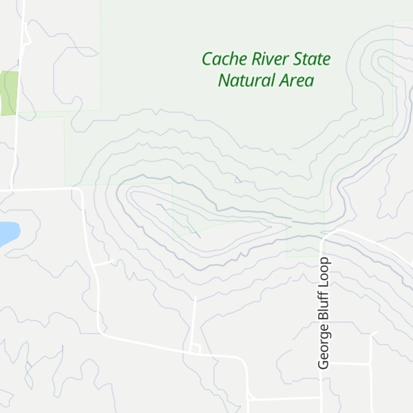 Map of Turner Bluff