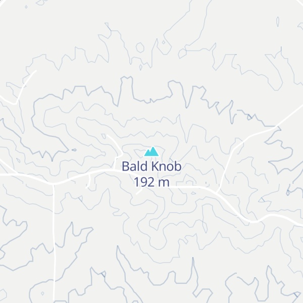 Map of Bald Knob
