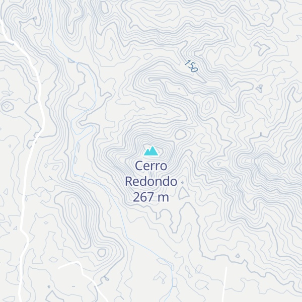 Map of Cerro Redondo