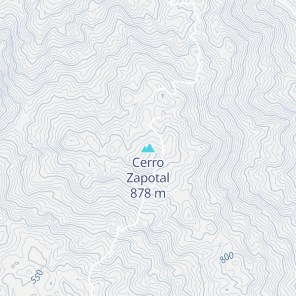 Map of Cerro Zapotal