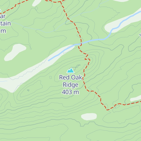 Map of Red Oak Ridge