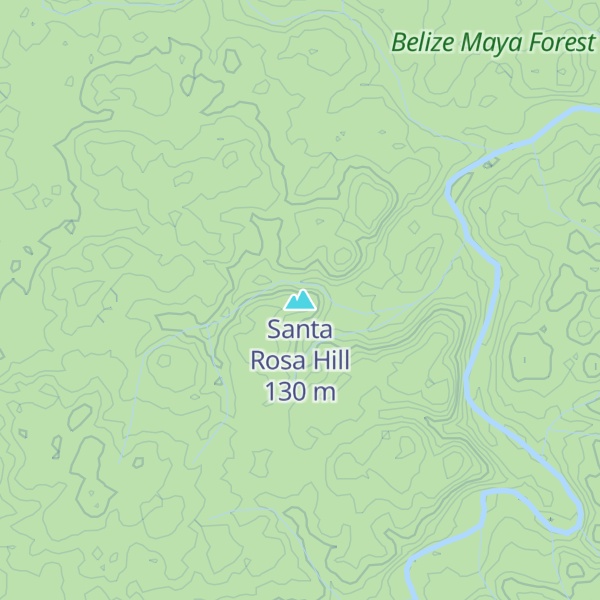 Map of Santa Rosa Hill