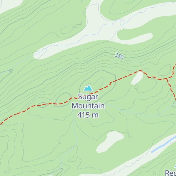 Map of Sugar Mountain