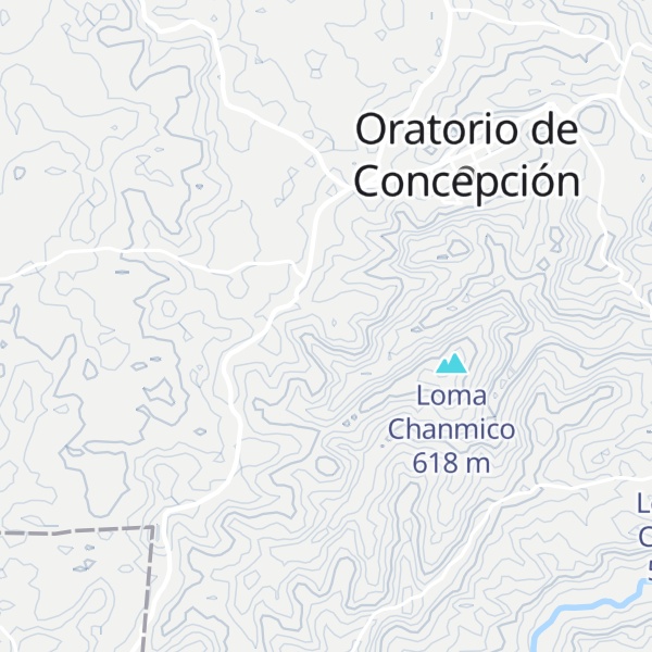 Map of Cerro Pataluya