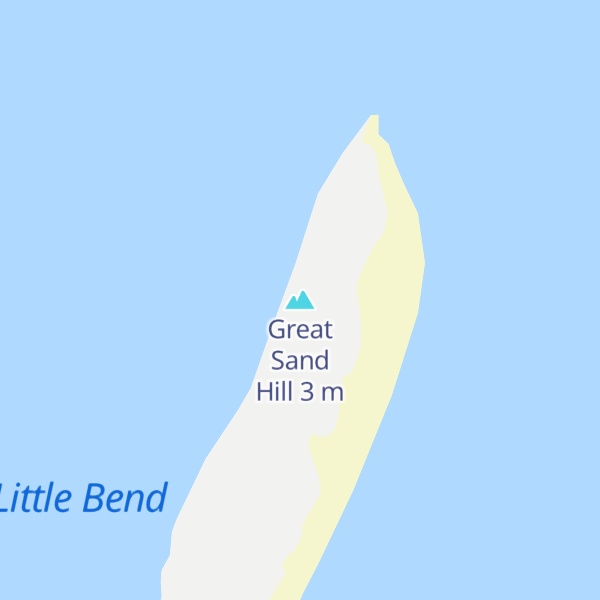 Map of Great Sand Hill
